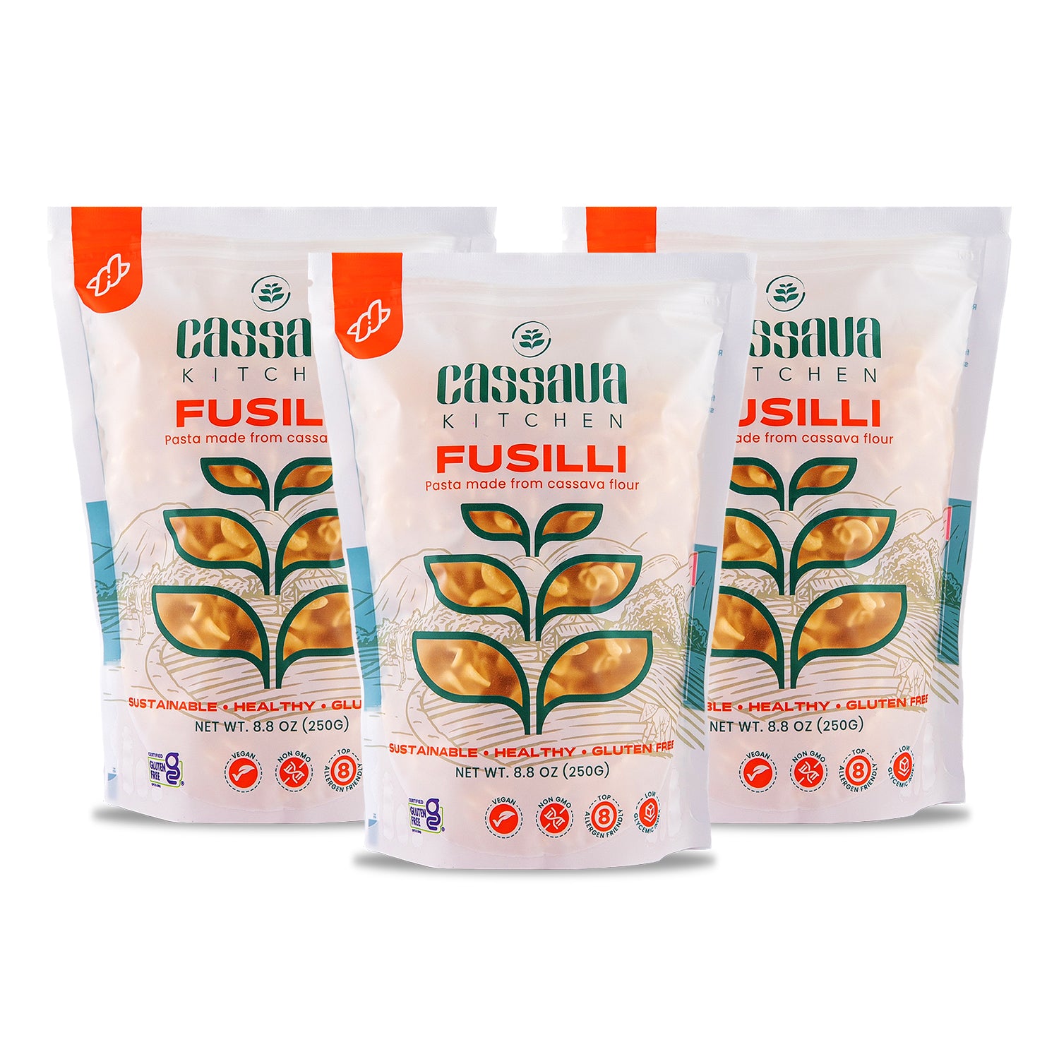 CASSAVA FUSILLI BUNDLE (3 PACK)
