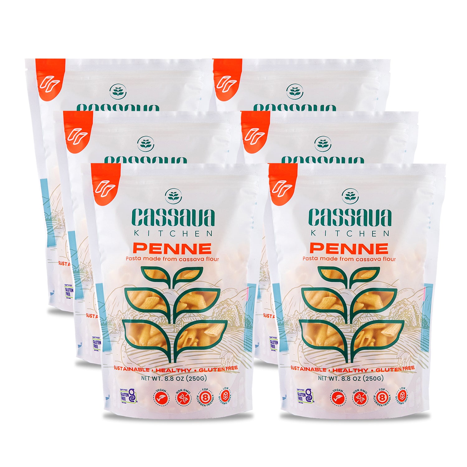 CASSAVA PENNE BUNDLE - (6 PACK)