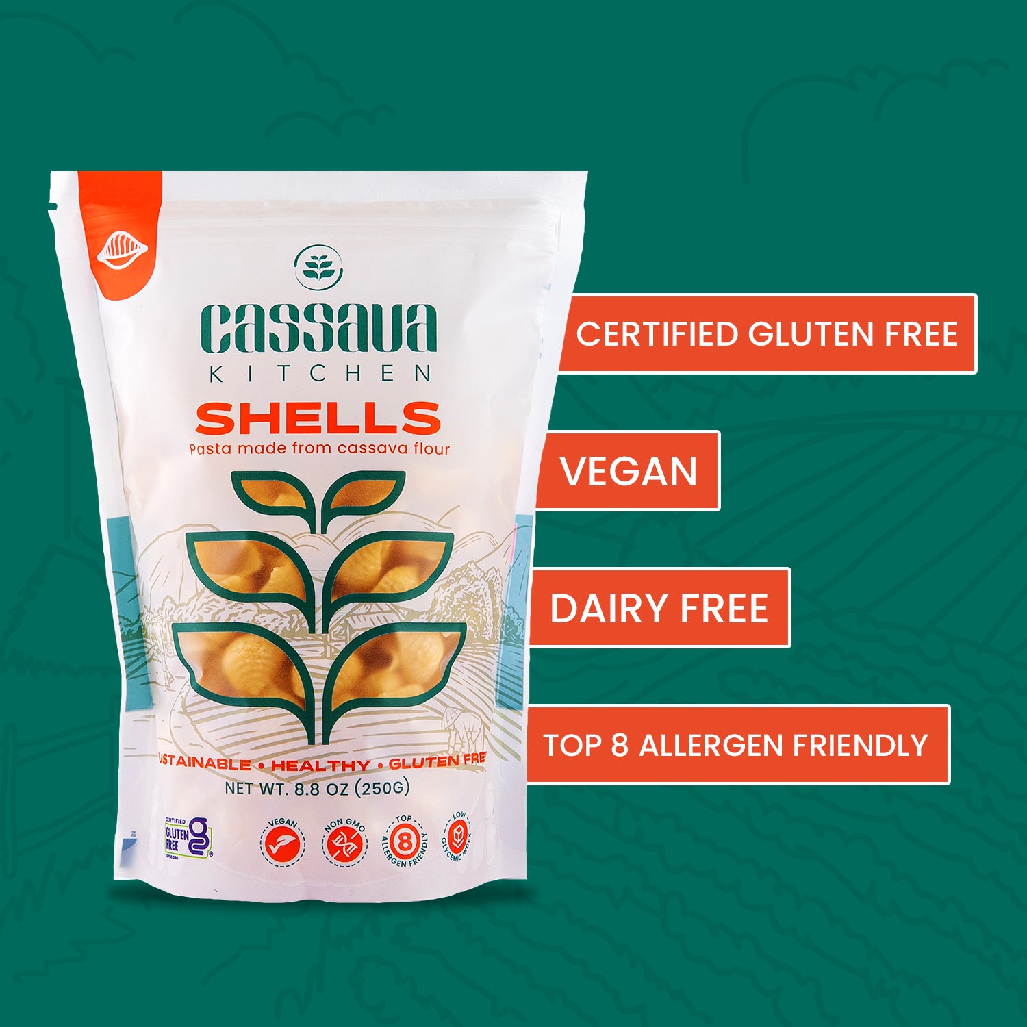 CASSAVA SHELLS