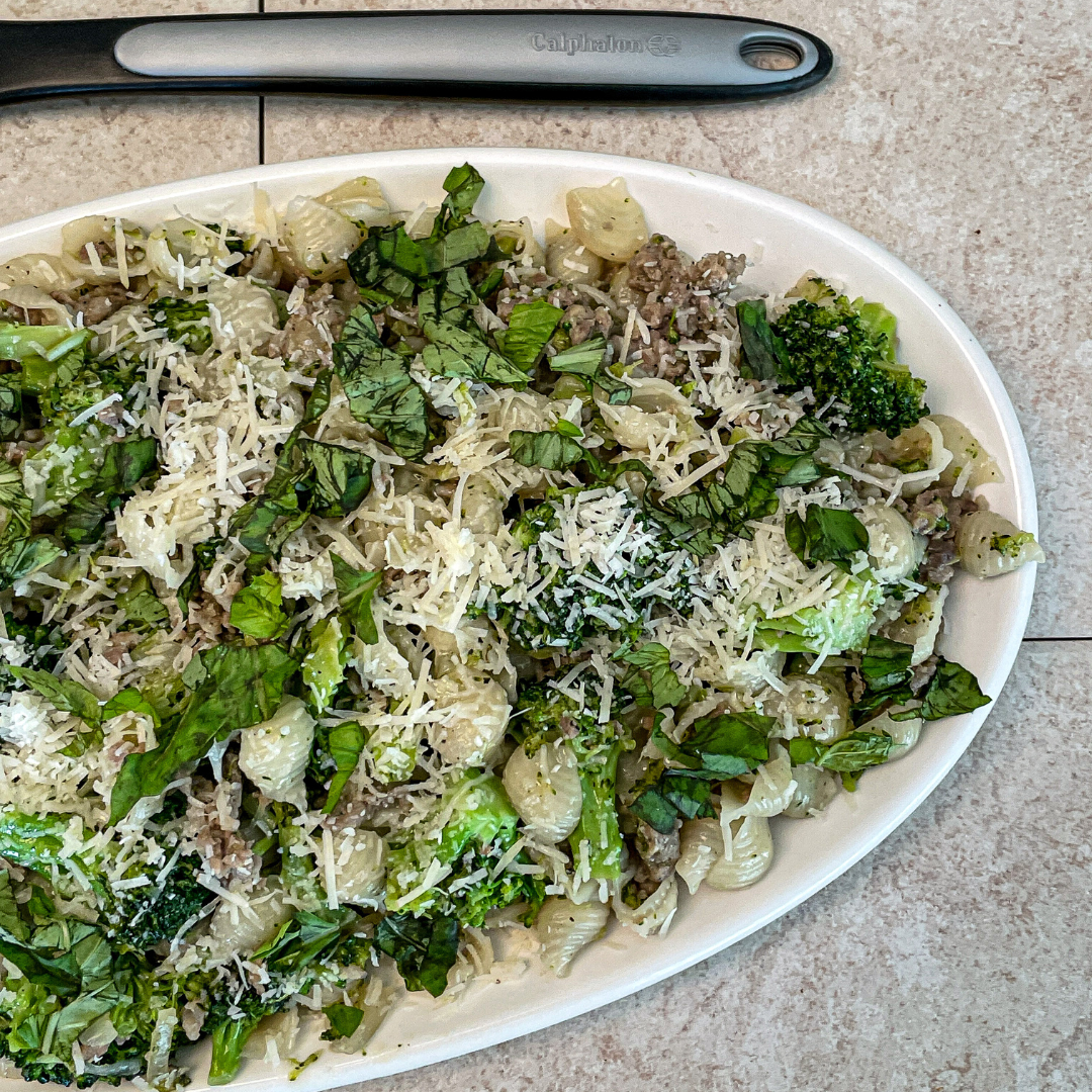 Sausage and broccoli pasta