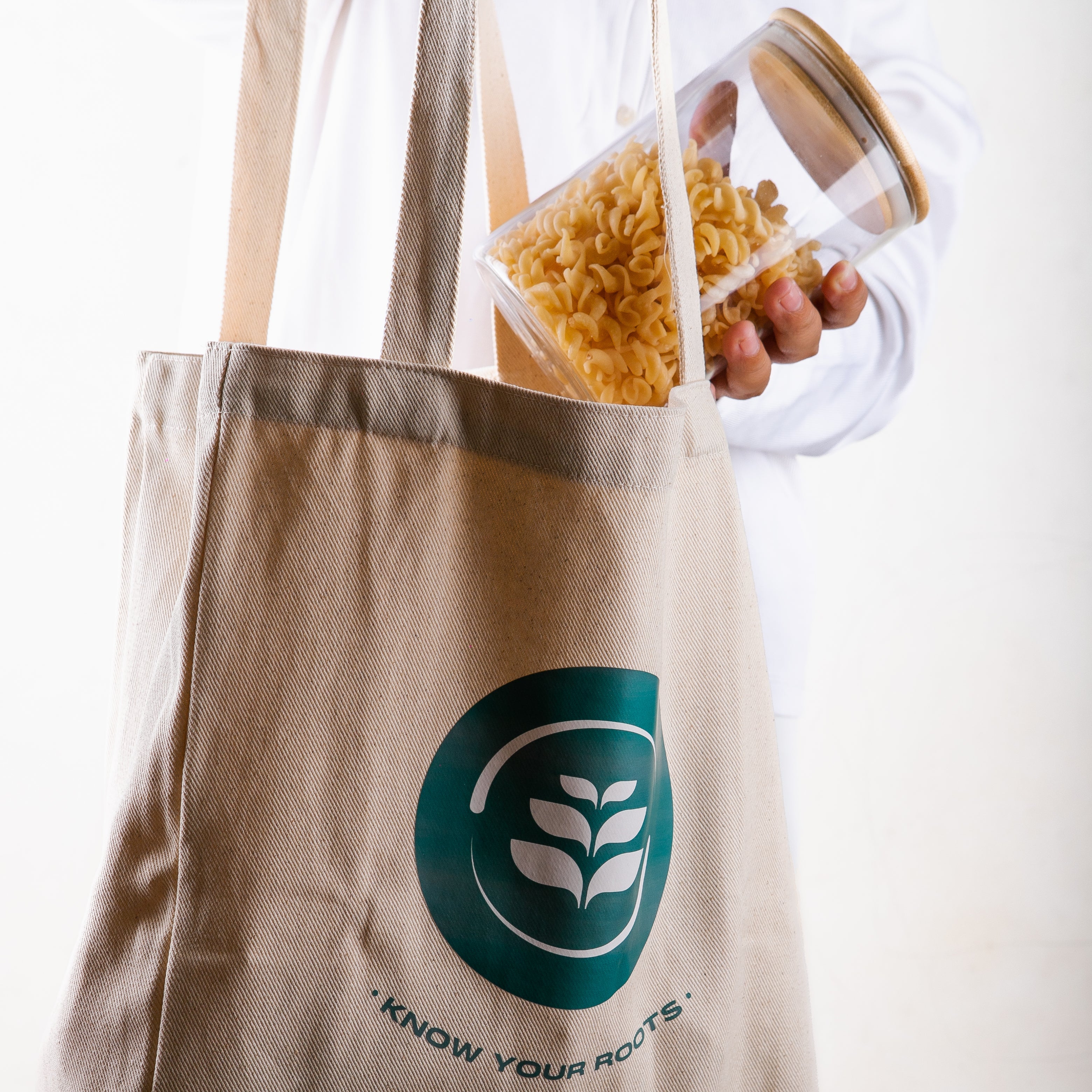 REUSABLE CANVAS TOTE BAG 2 Cassava Kitchen